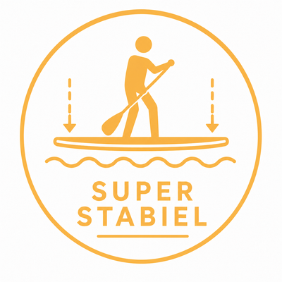 Zelfverzekerd het water op dankzij uitstekende stabiliteit.