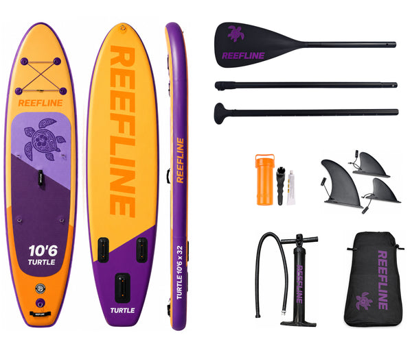 Reefline Turtle 10'6 SUP Board – MSL Double Layer & 3 Jaar Garantie