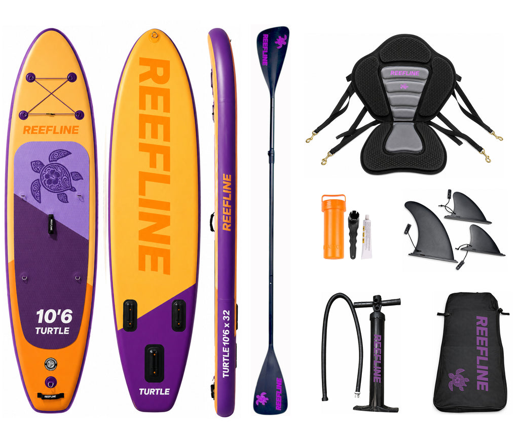 Reefline Turtle 10'6 SUP Board – FULL SUP & KAJAK PAKKET
